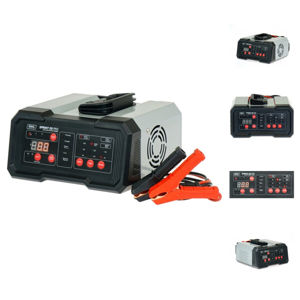 IDEAL Prostownik z funkcją rozruchu SPRINT 20 PRO WET/AGM/Lithium 6/12V 20A