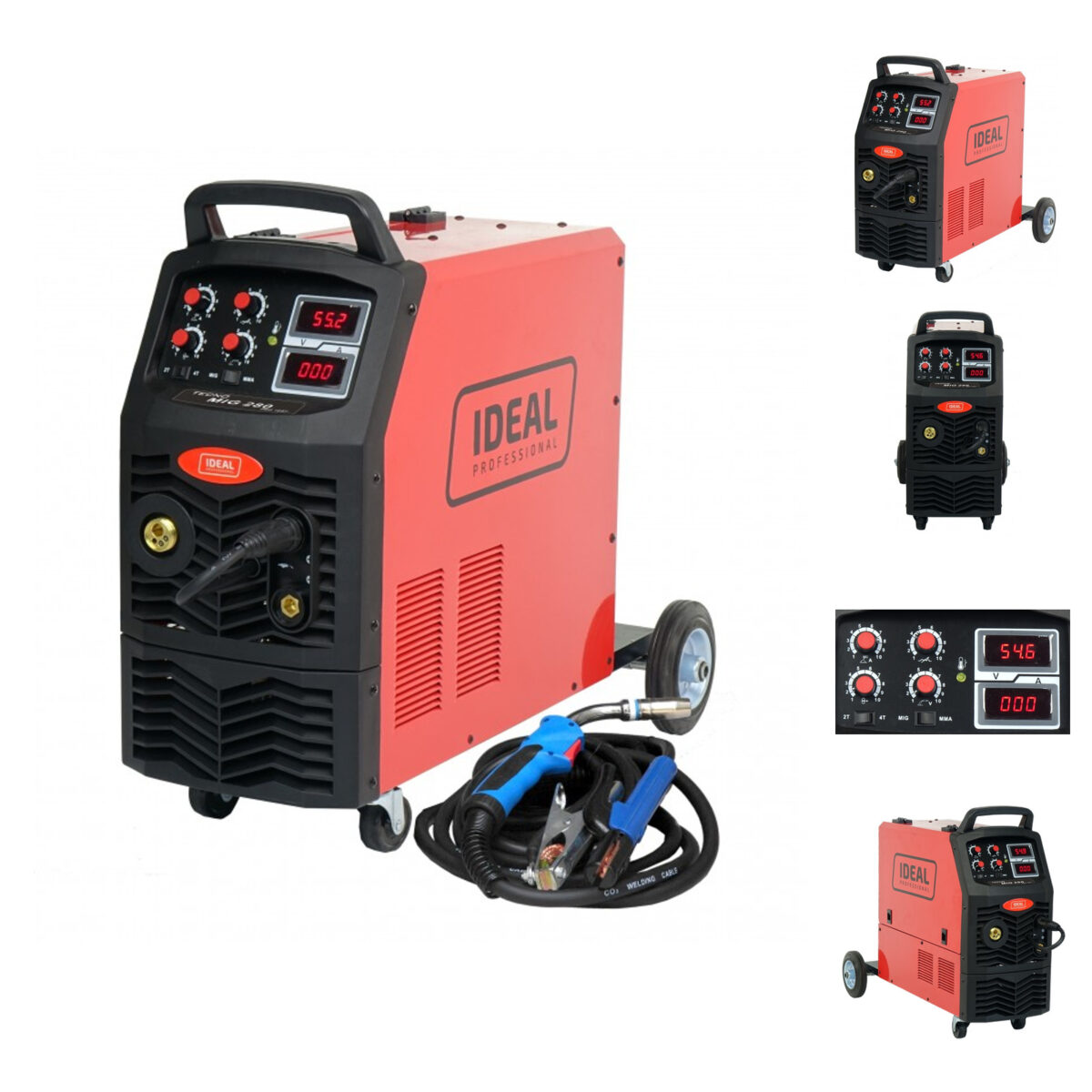Półautomat spawalniczy MIG/MAG, MMA IDEAL TMIG280V2 280A 400V