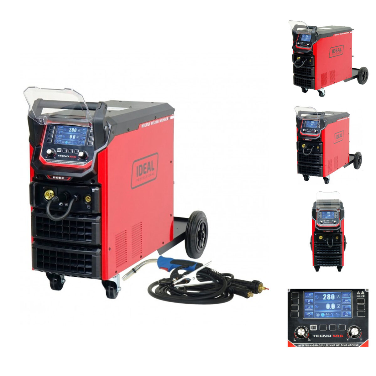 Półautomat spawalniczy Ideal TECNO MIG 286 PULSE SYNERGIC LCD