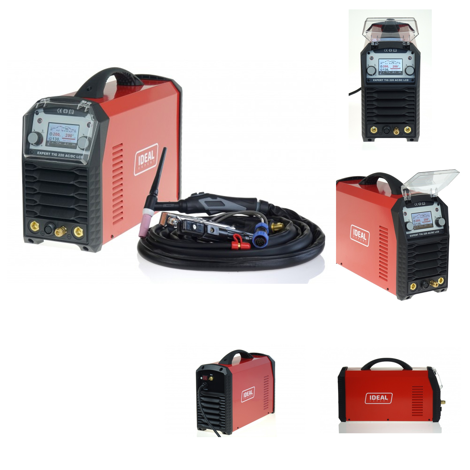 Spawarka EXPERT TIG 220 LCD AC/DC PULSE IDEAL