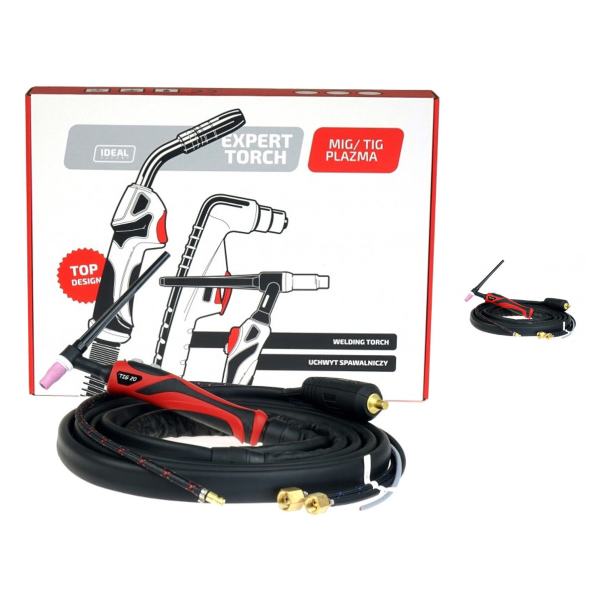 Uchwyt spawalniczy TIG 20 4m DX25 DUAL EXPERT
