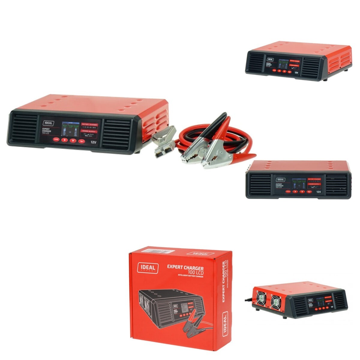 Prostownik do Akumulatorów IDEAL PROFESSIONAL EXPERT CHARGER 100 LCD