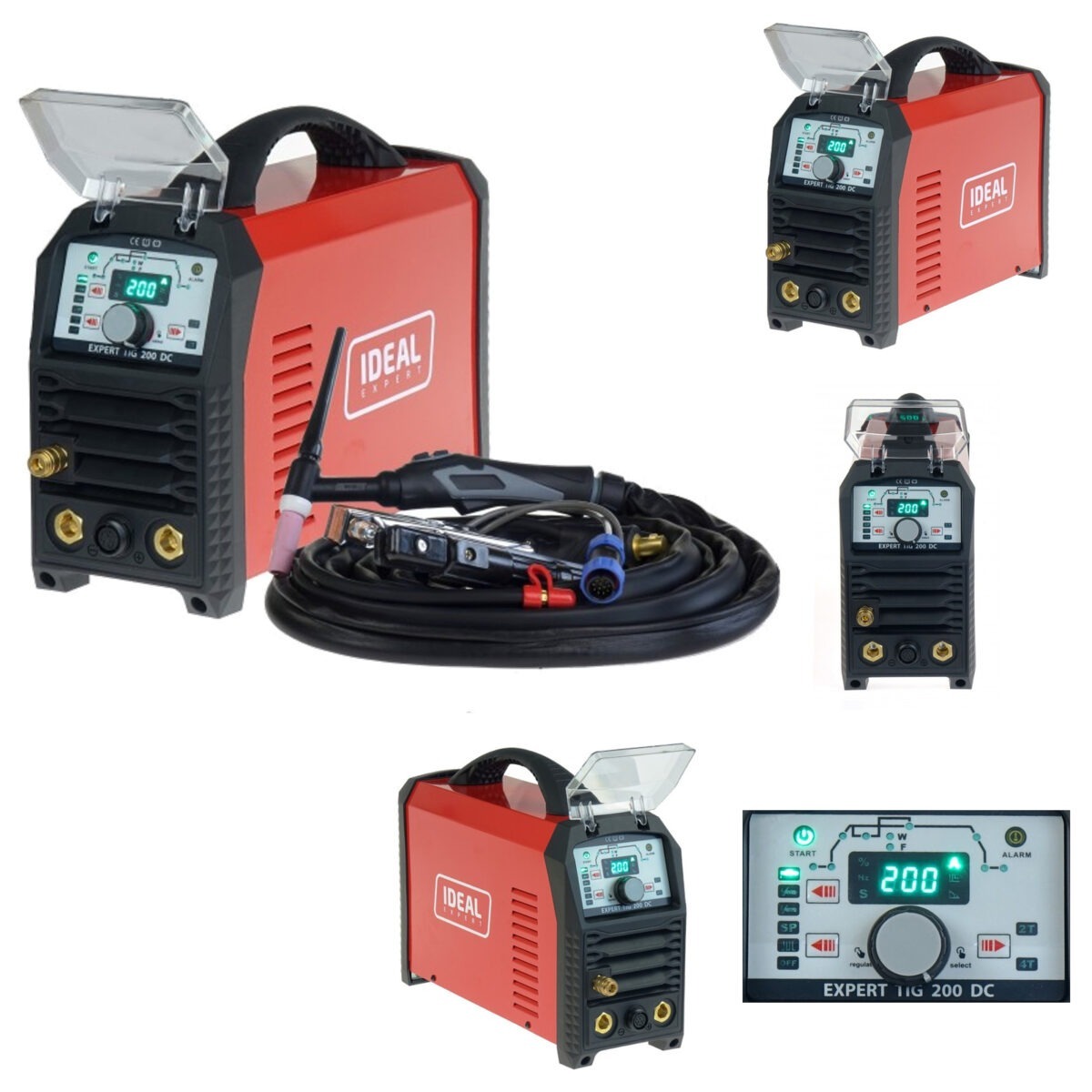 Spawarka inwertorowa EXPERT TIG 200 DC PULSE zestaw TIG/MMA IDEAL