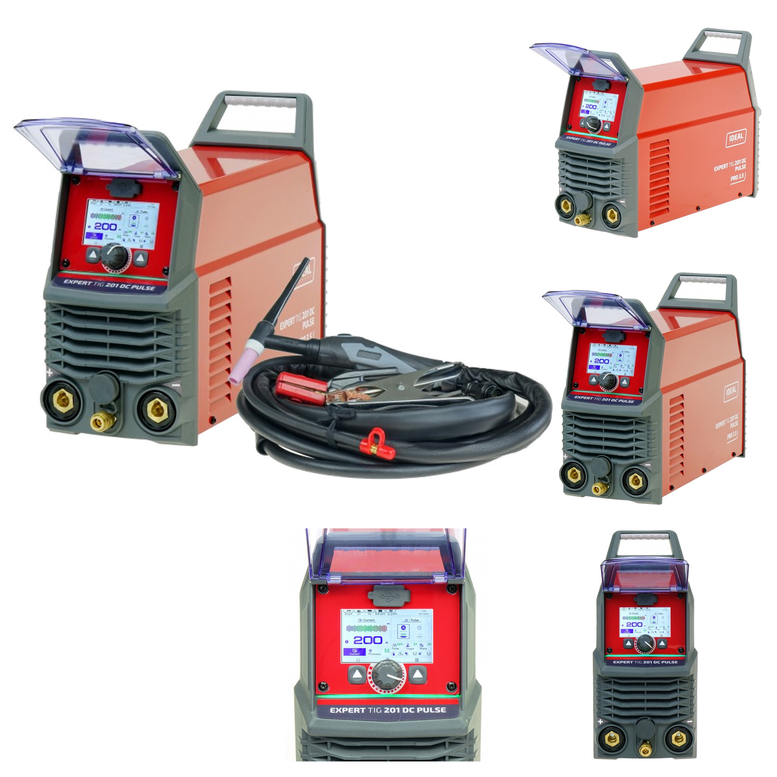 Spawarka IDEAL EXPERT TIG 201 DC PULSE Pro3.5 LCD MMA TIG