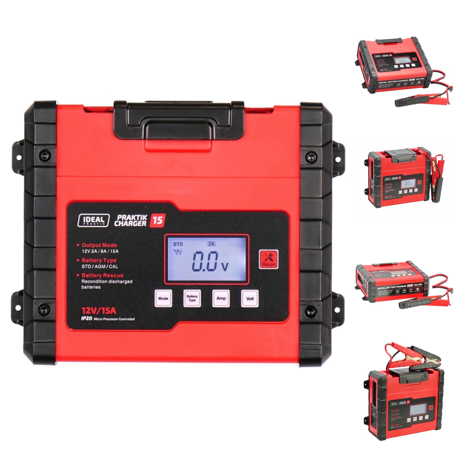 Prostownik IDEAL Praktik Charger 15 12V 15A