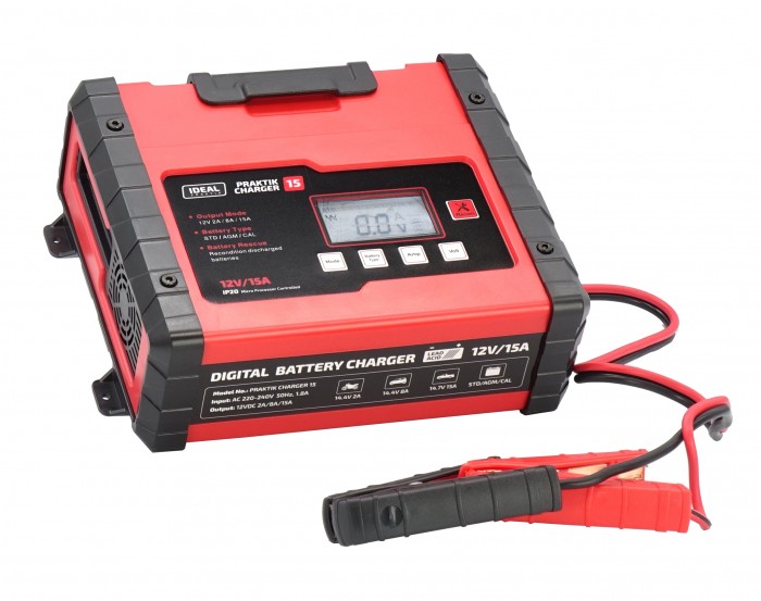 Prostownik IDEAL Praktik Charger 15 12V 15A