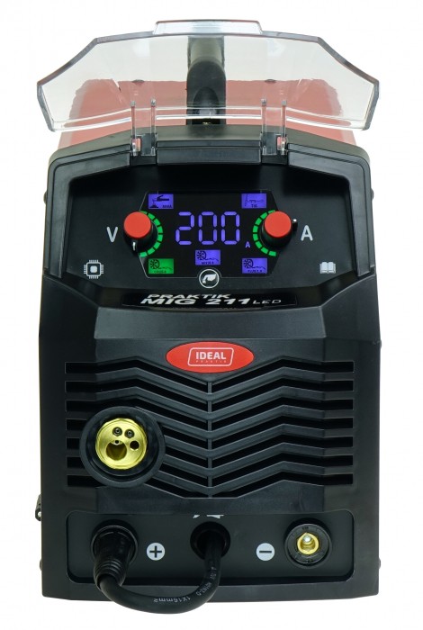 Spawarka Ideal Praktik MIG 211 Synergia LED 200A Migomat MMA