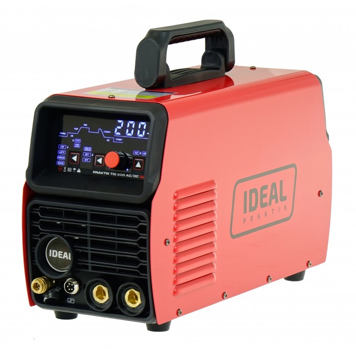 Spawarka TIG AC DC MMA Ideal Praktik TIG 200 LED PULS HF 2T 4T Cold TIG