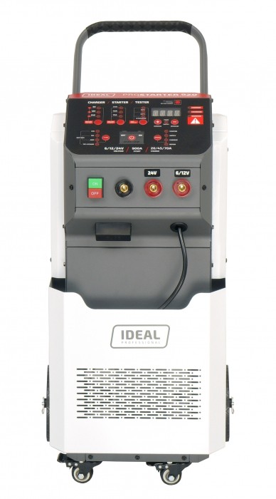 Prostownik z rozruchem do akumulatorów 6/12/24V IDEAL 900A rozruch booster