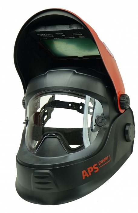 PRZYŁBICA SPAWALNICZA APS Expert IDEAL P31 A/M F1-FLIP BLACK+RED TrueView+