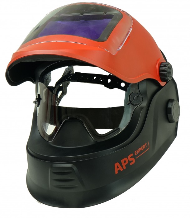 PRZYŁBICA SPAWALNICZA APS Expert IDEAL P31 A/M F1-FLIP BLACK+RED TrueView+