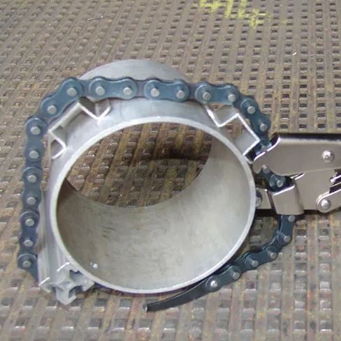 Ścisk klamrowy z łańcuchem 1200 mm