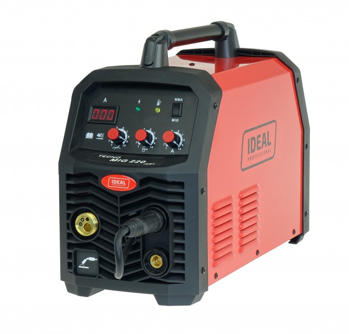 Półautomat spawalniczy MIG/MAG, MMA IDEAL TMIG220V2_pakiet4 200A 230V