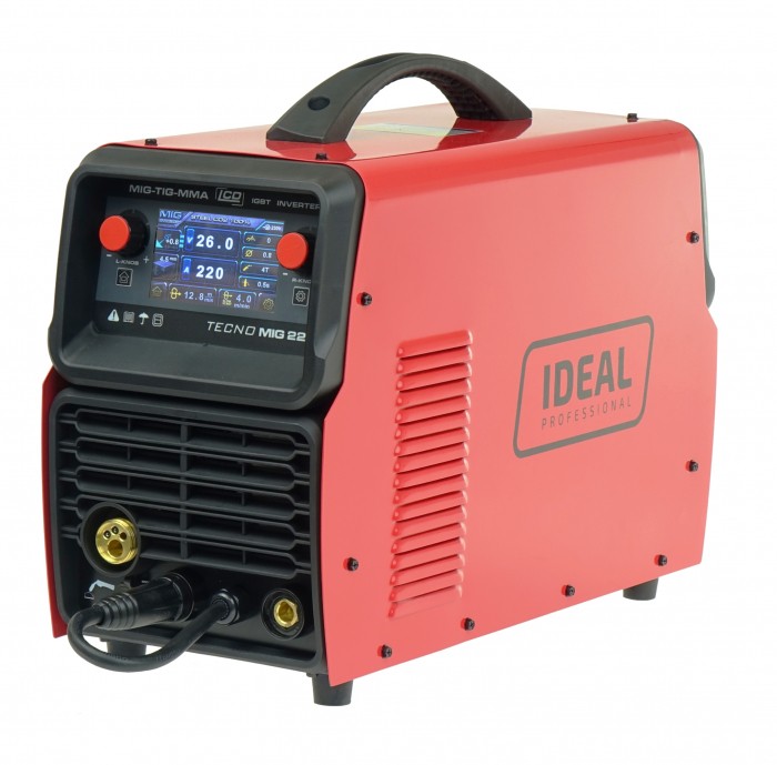 Półautomat spawalniczy MIG/MAG, MMA, TIG IDEAL 30-200 A 230 V