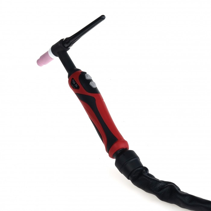 Uchwyt spawalniczy TIG 26FX 4m silikon-skóra DUAL